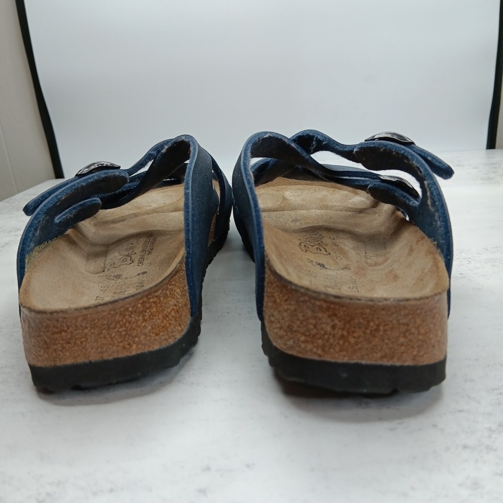 Birkenstock Blue Cross-Strap Sandals - Picture 6 of 10